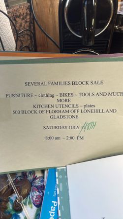 Yard sale