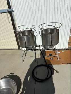 Double outdoor burners