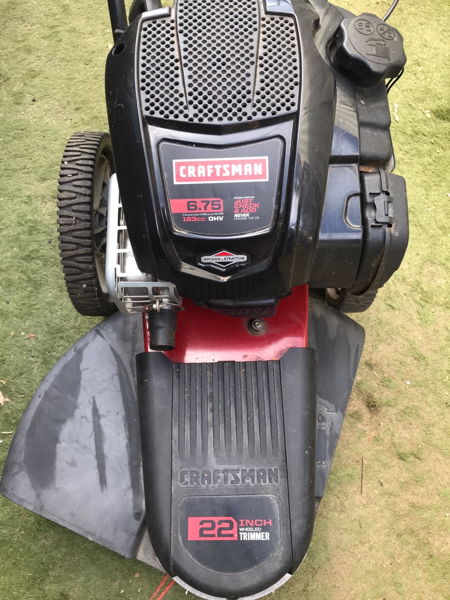 Craftsman 4- Cycle High Wheel Gas Trimmer