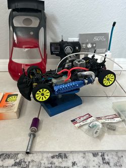Nitro Car with everything has pitched
