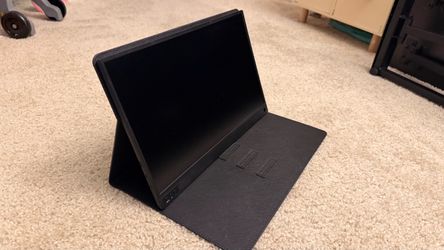 15.6" Portable External Monitor with Smart Cover - Great for Laptops!