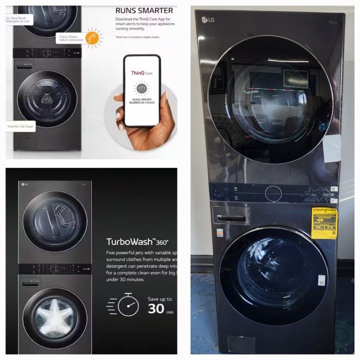 **Monday Madness SPECIAL**
LG WashTower SMART Washer & Dryer
(Brand New Scratch & Dent Unit)
