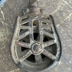 Vintage Metal Pulley