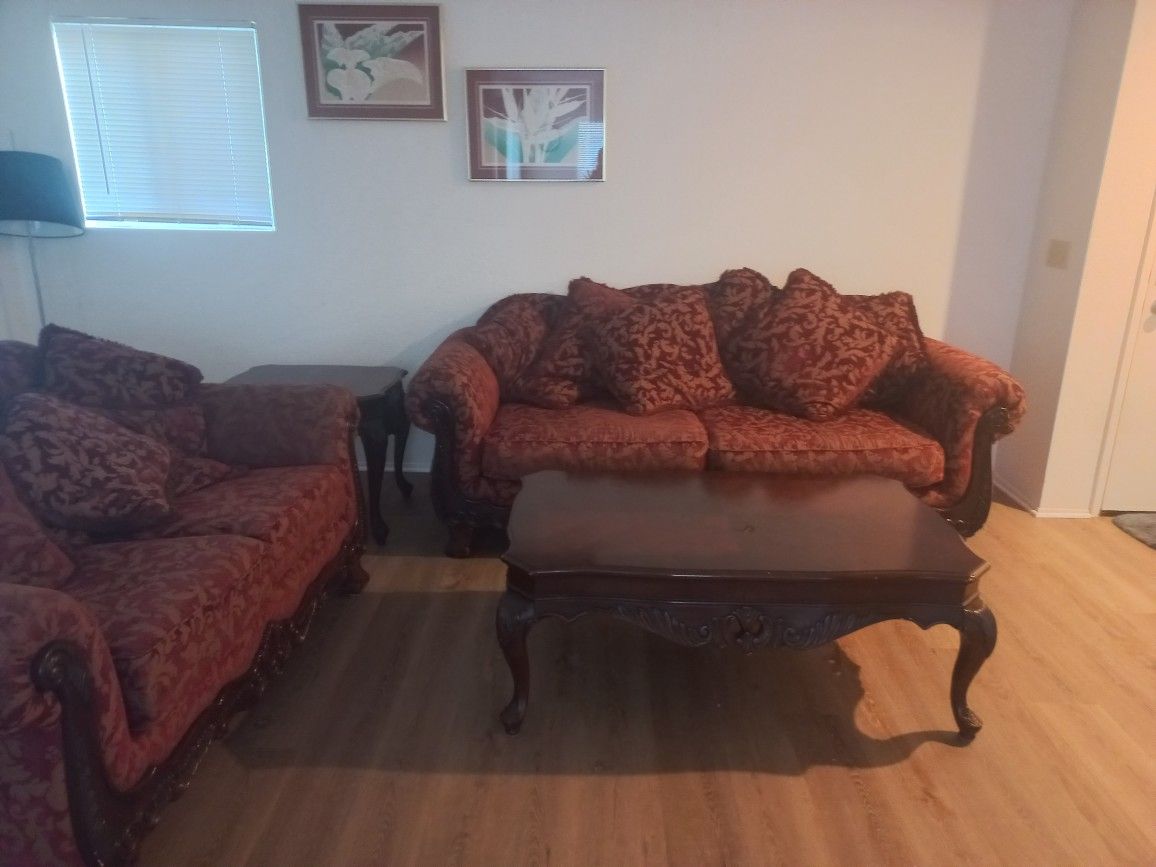 Sofa and Loveseat 