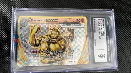 2016 Pokemon Machamp BREAK Evolutions CGC 9