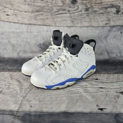 Air Jordan 6 Retro Mens Size 12  Sport Blue 384664 107 Blue White 2014 Jordans 