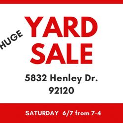 Yard Sale! Furniture, Home Decor, Clothing, Books, Cookware And more