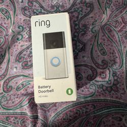 New Ring Battery Doorbell