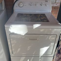 100 For It All !!!!Washer N Dryer Plus Beautifully Made Dark Oak (real Wood) Heavy