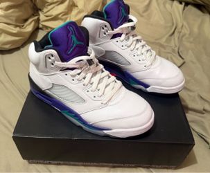 Air Jordan 5 Retro Grape Sneakers 10.5