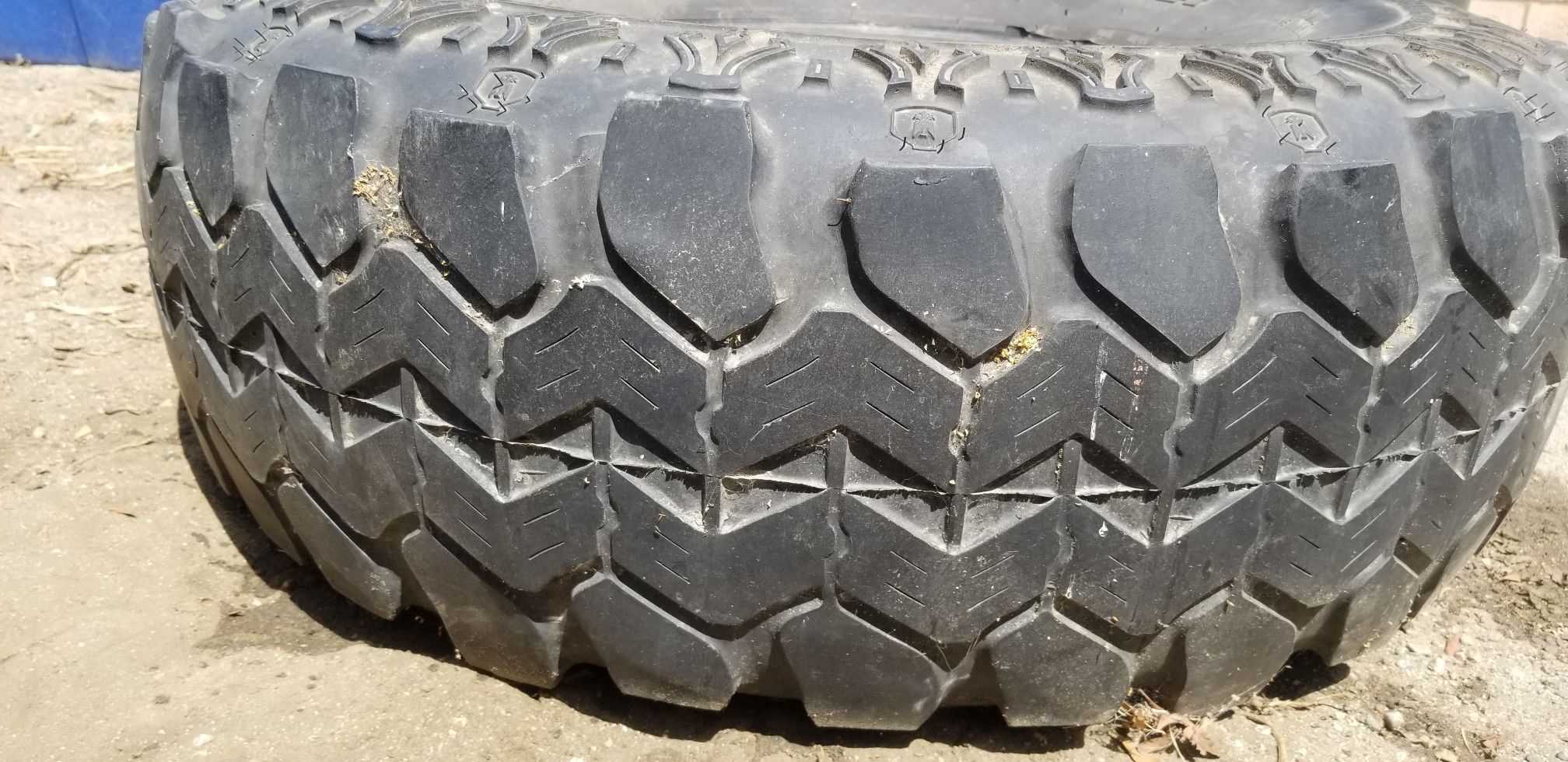 Radial super swamped tire