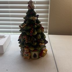 Spode Christmas Tree Cookie Jar