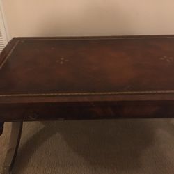 Grandma Solid  Wooden Center Table with a Center Drawer