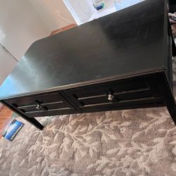 Wood Rectangle Coffee Table 