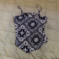 Bandana Print Tank Top