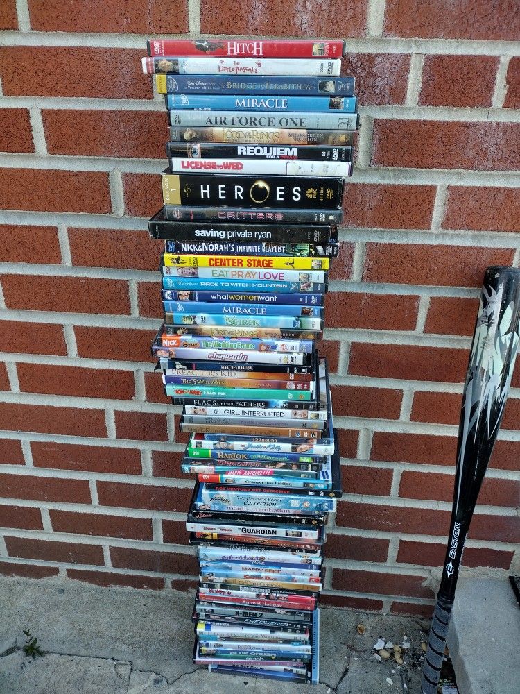 65 DVDs