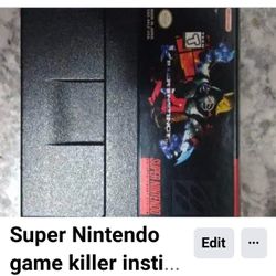 Super Nintendo Game Killer Instinct