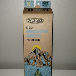 NEW Keen Utility K-30 Medium Arch Footbed Insoles Womens Medium Size 8-9.5 Blue 