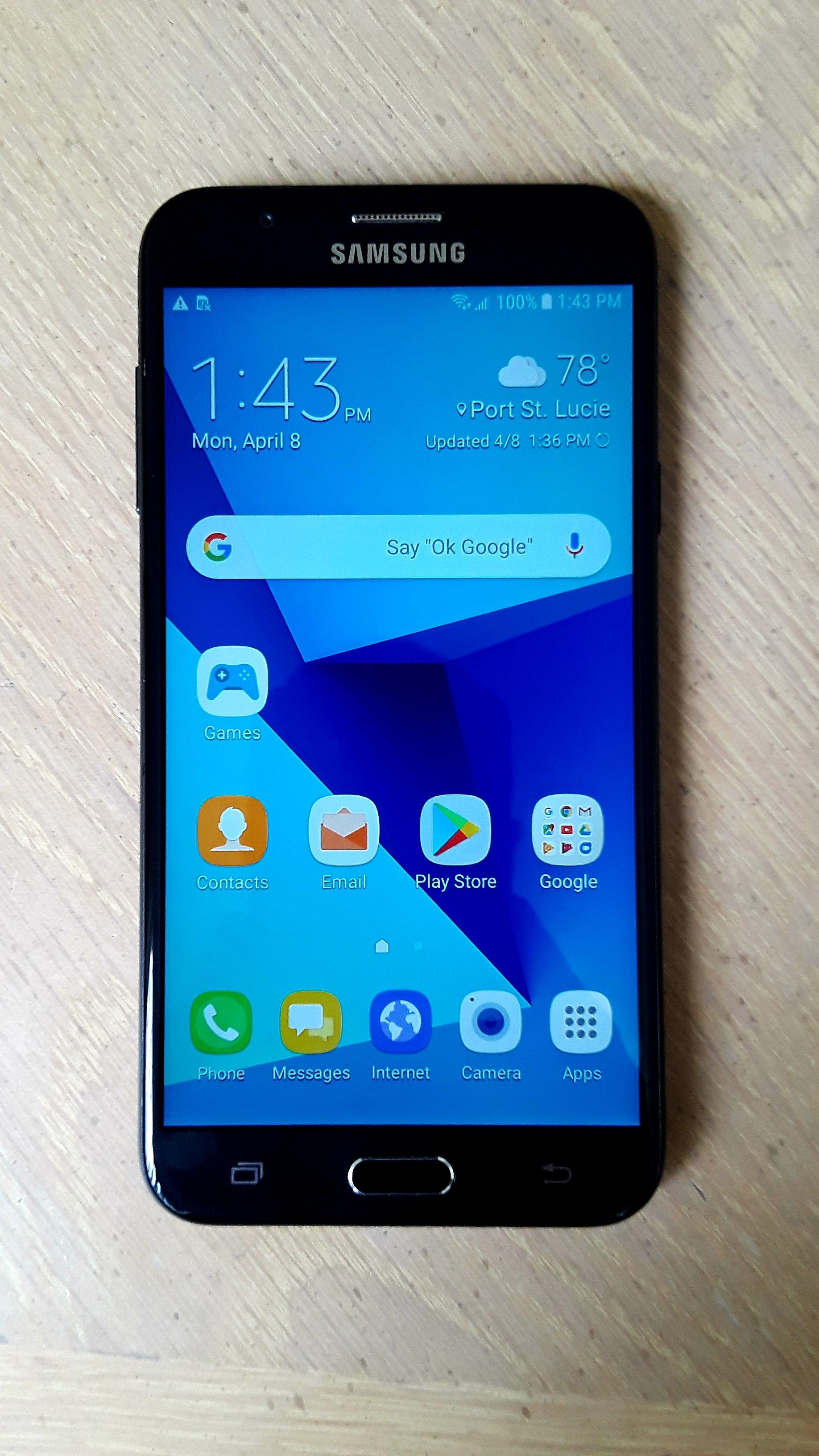 Never used Samsung Galaxy J7 Prime