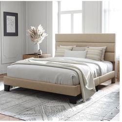 Queen Bed Frame, No box spring needed