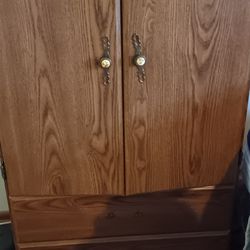 Double Door Cabinet With Two Drawers