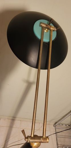 Mid-Century Modern Swing Arm dimmable Floor Lamp