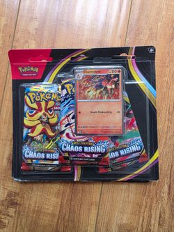 Pokemon TCG Chaos Rising 3-Pack Blister