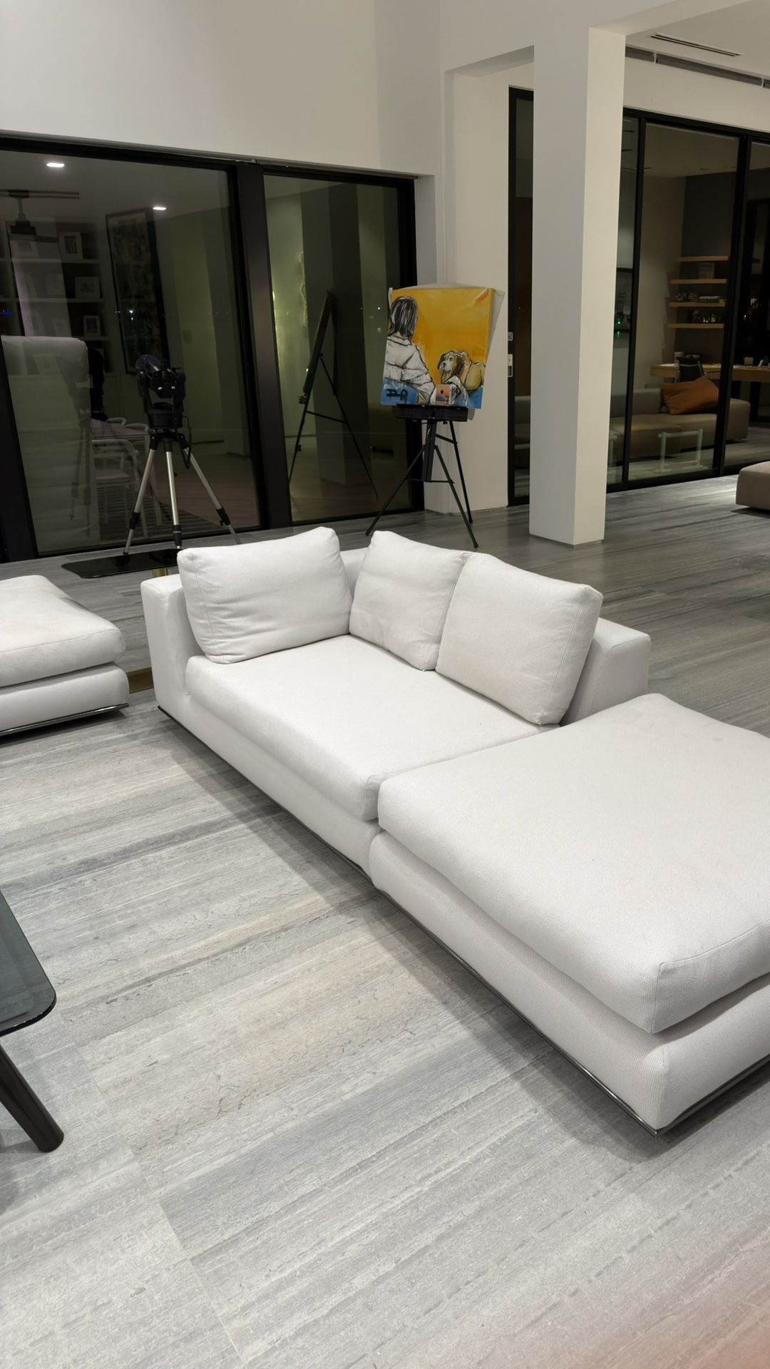 2 Minotti Sofas
