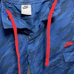 Nike Men’s Blue Camo Track Cargo Pants