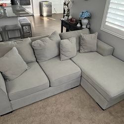 Sofa With A Sectional Chaise Lounge