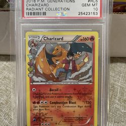 2016 XY Generations Charizard Radiant Collection Holo #RC5 PSA