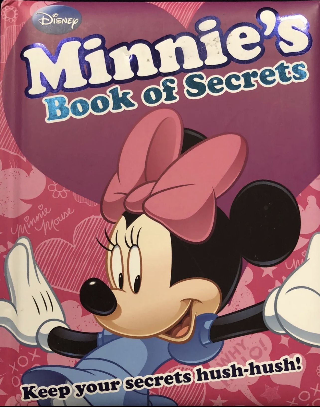 Disney Minnie Mouse Book of Secrets Journal - Keepsake NWT