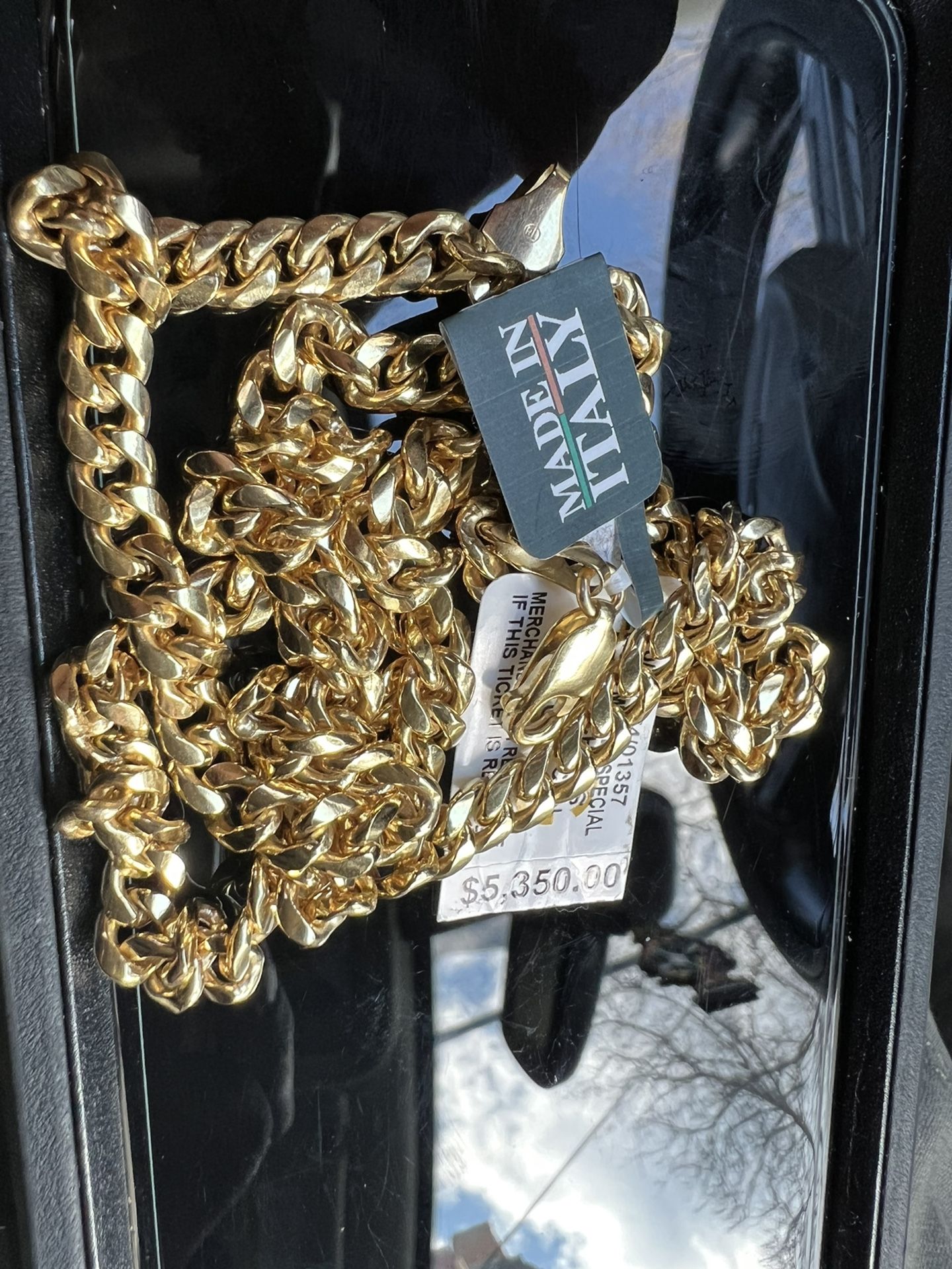 10K  24” CUBAN CHAIN