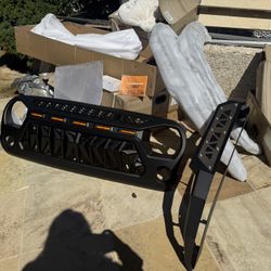 Jeep 2009-2018 Grill And 4 Fenders