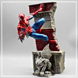 28cm Spider Man Anime Figure Heroic Expedition Venom Spiderman Action Figurine M