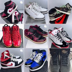 Jordan, Nike Sneakers Over 50+ Pairs Available! (Read Description)