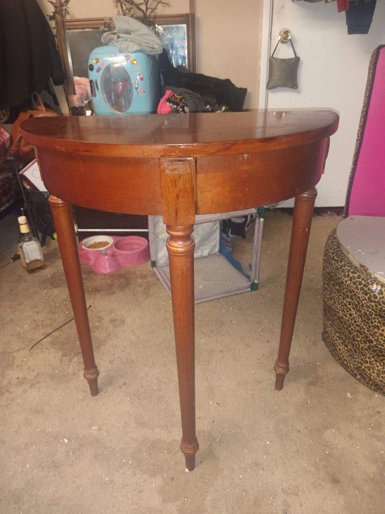 Bombay Solid Wood Accent Table For Sale 