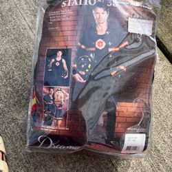 Adult Firemen Firefighters Set Costume Size Large 
