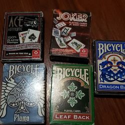 DIFERENT PPOKER CARDS 5X20