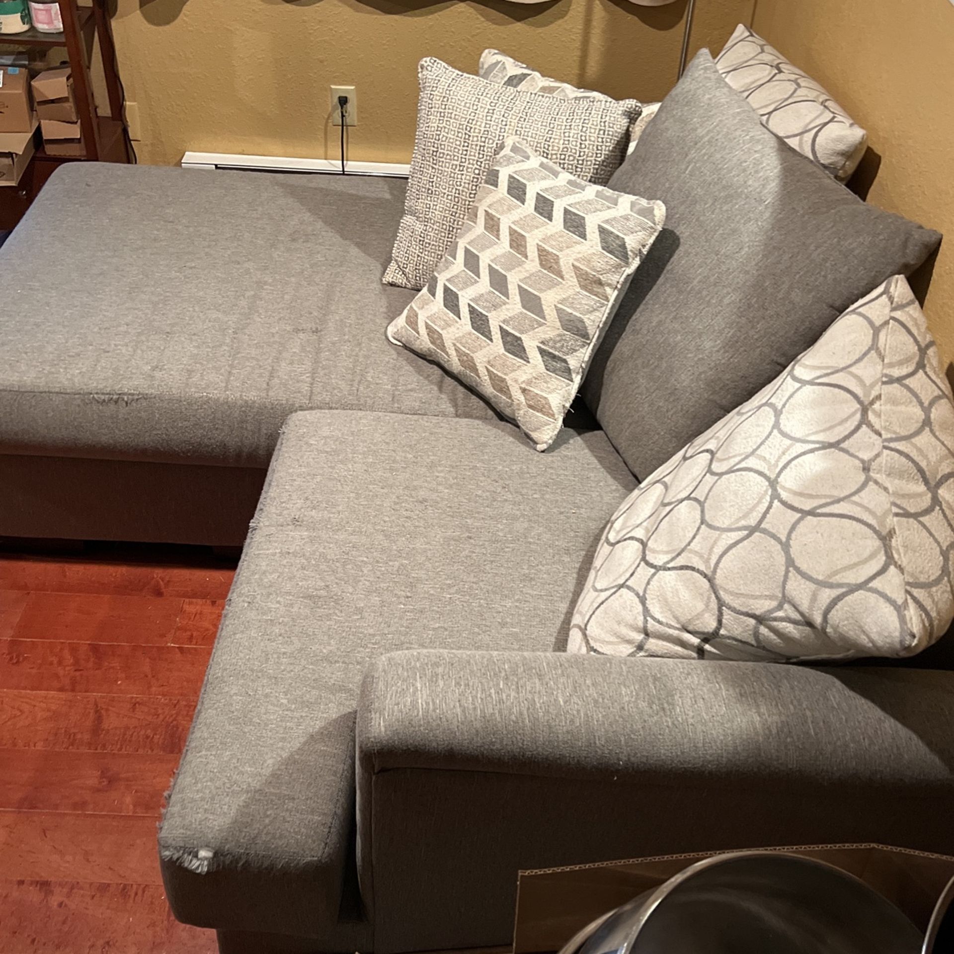 2 Piece Couch Set With Reversible Cushion for Sale in Kirkland, WA