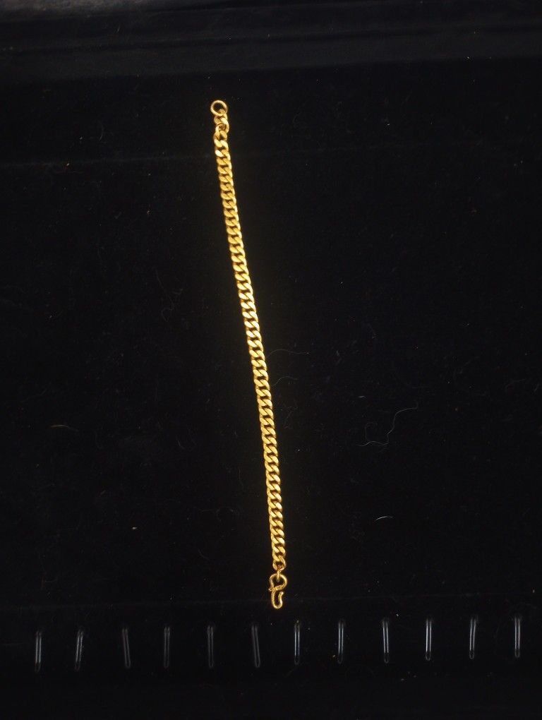 24k Cuban Link Bracelet