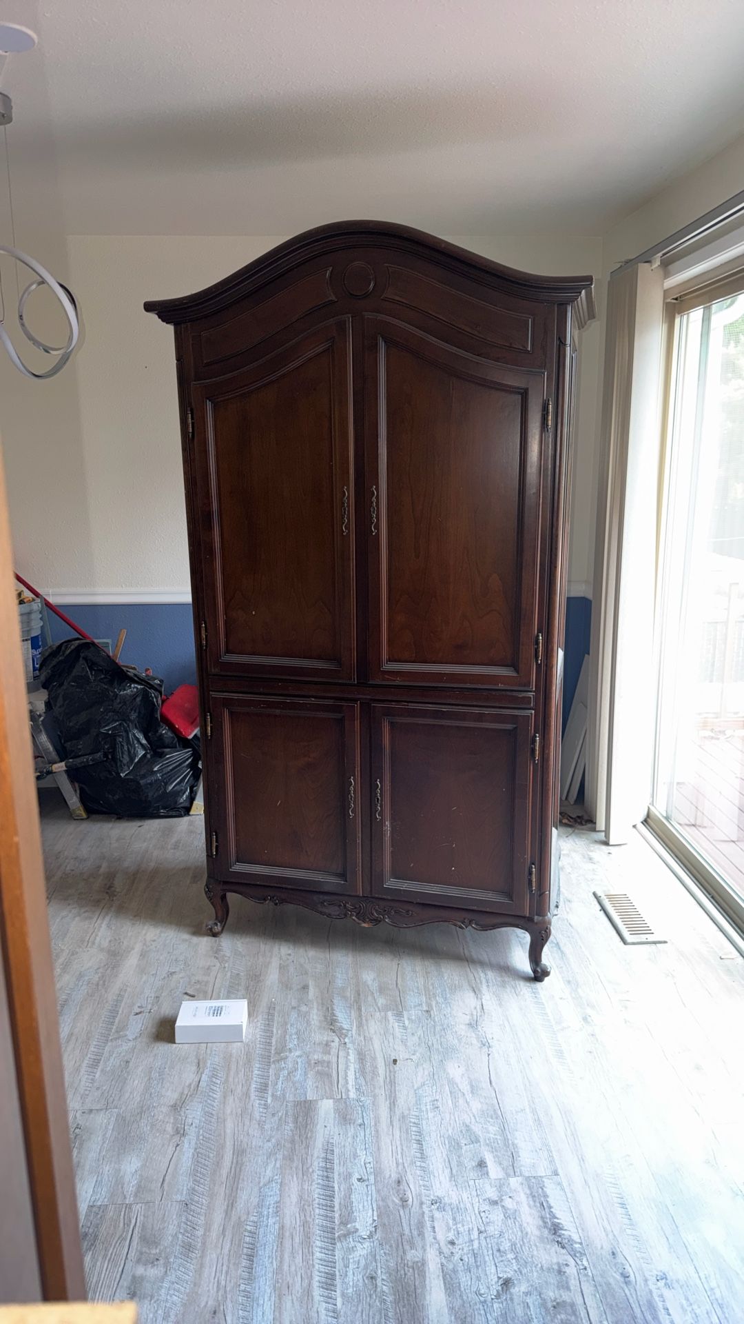 Antique Italy Made Armoire Wardrobe Bedroom 