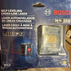 Bosch self leveling cross line laser 30ft