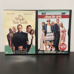 The Whole Nine Yards / Ten Yards DVD Movie Bundle Bruce Willis Matthew Perry Y2K
