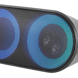 Protable Bluetooth Speaker for Adults and Kids,Rechargeable Bluetooth Karaoke Speaker with LED Lights, IP65 Waterproof, Support USB/TF Card/AUX