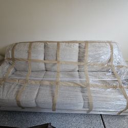 Couch ( Ashley Traemor Linen Sofa)