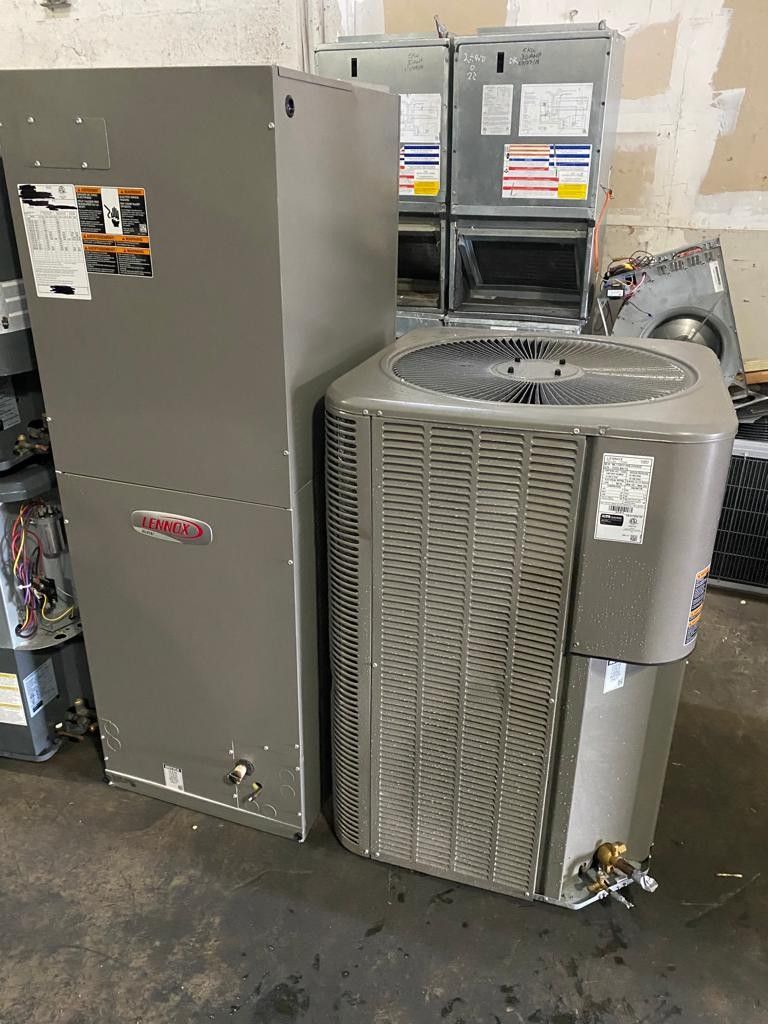 Ac Rheem 4 TONS CONDENSER And Air HANDLER  Like New 