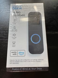 (NEW SEALED) Blink Video Doorbell Wired or Battery