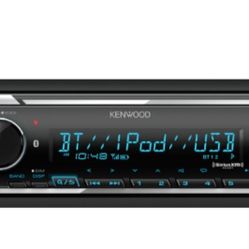 Kenwood  KMM-BT38
1-DIN Media Receiver with Bluetooth, Alexa Built-in, Alexa wake word enabled, Front USB, SiriusXM Ready, KENWOOD Music Mix, Remote A
