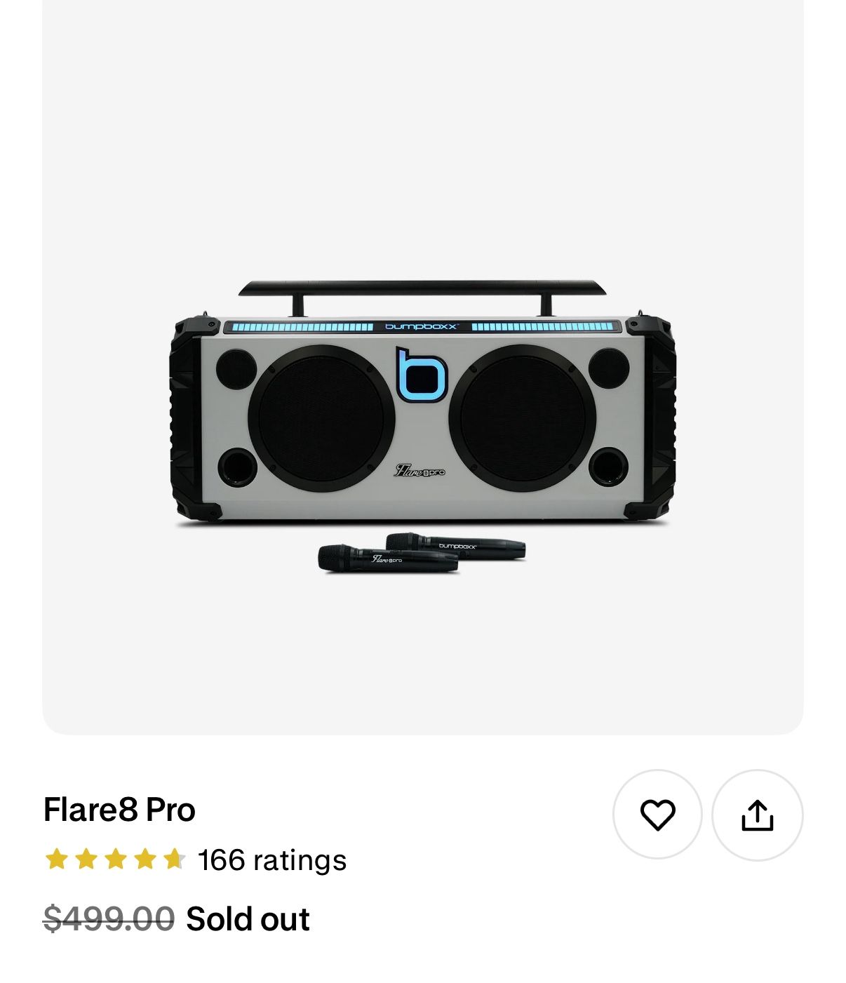 Flare 8 Bumpboxx White